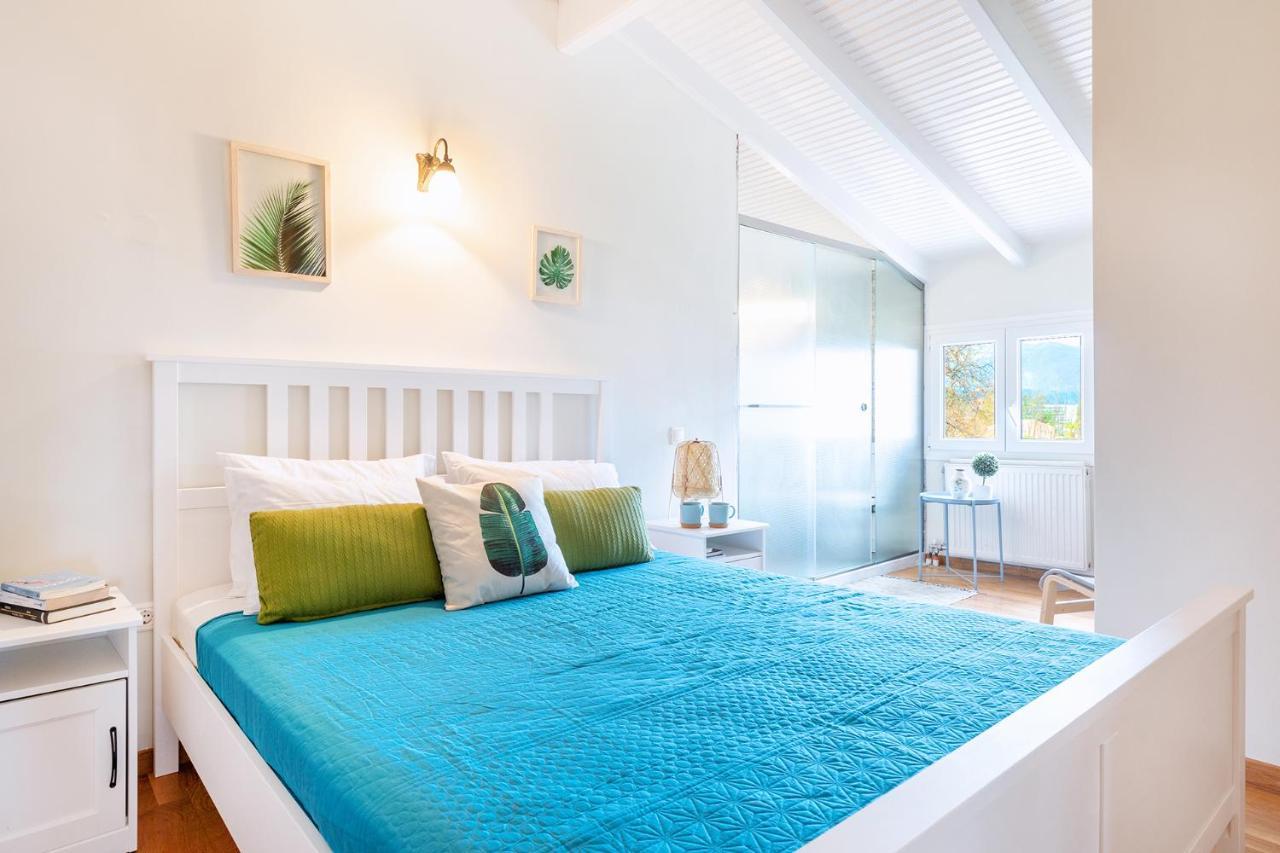 Spyrelia Villa With Private Pool & Outdoor Hot Tub Dassia  Exterior foto