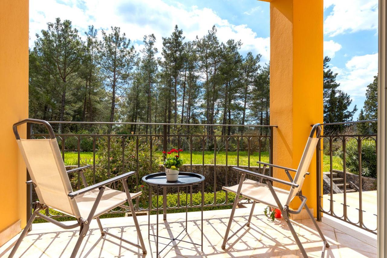Spyrelia Villa With Private Pool & Outdoor Hot Tub Dassia  Exterior foto
