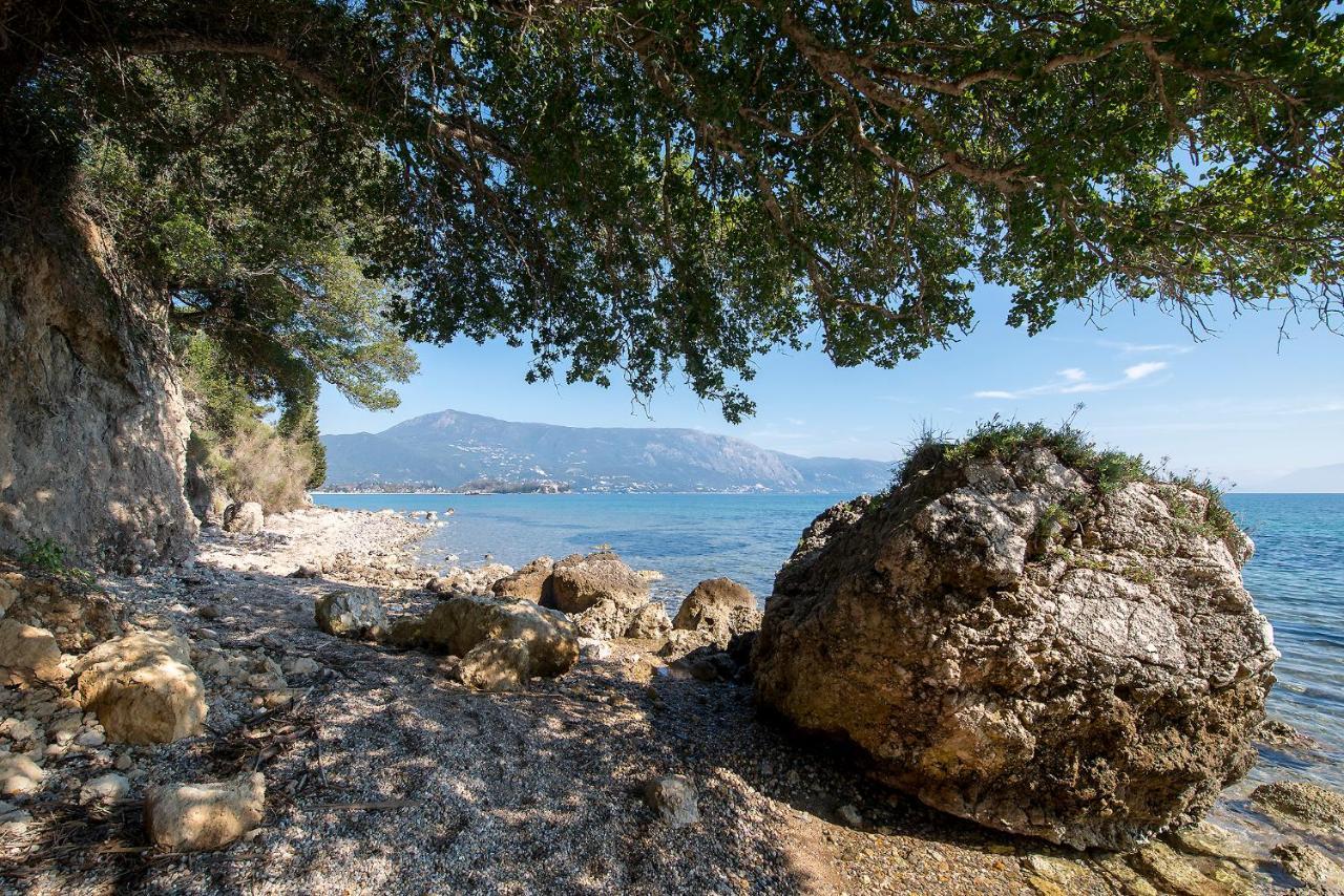Spyrelia Villa With Private Pool & Outdoor Hot Tub Dassia  Exterior foto